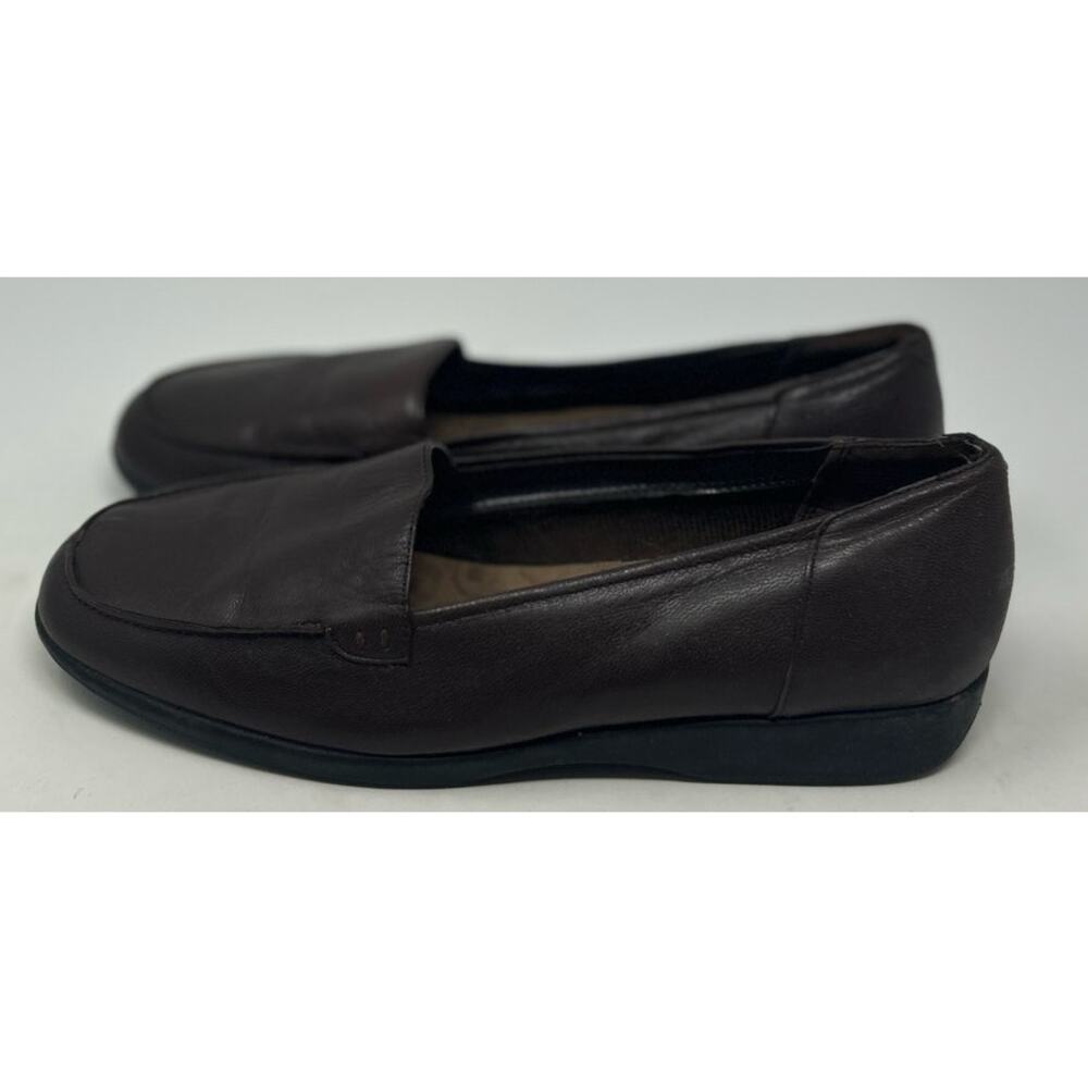 Cobbie Cuddlers Women's Ultra‎ Massage Brown Slip On Loafer Shoes Size 8W